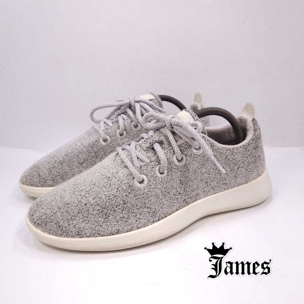 Allbirds Wool Runner Up Athletic Lace Up Running Shoe Mens Size 9 Gray
